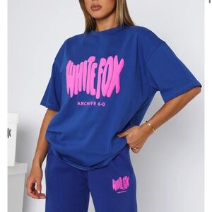 White Fox Boutique Archive 6.0 oversized tee NWT